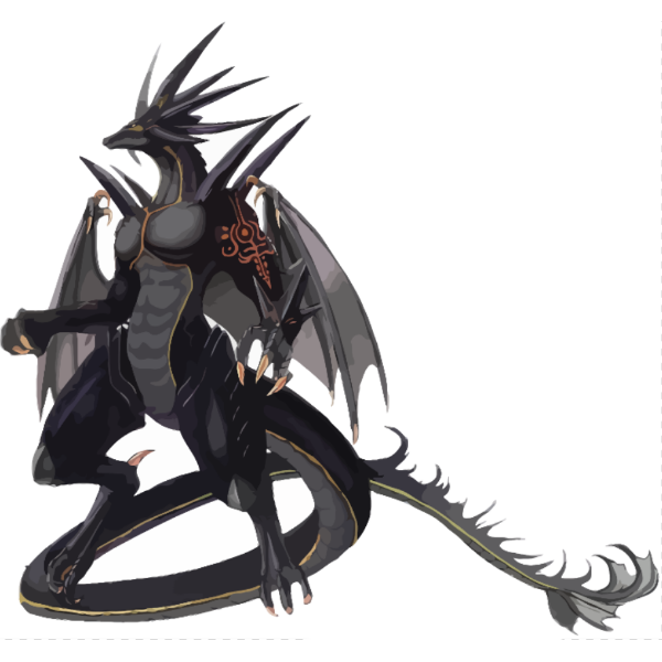 Mighty Black Dragon